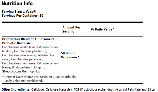 NOW Probiotic-10 50 Billion